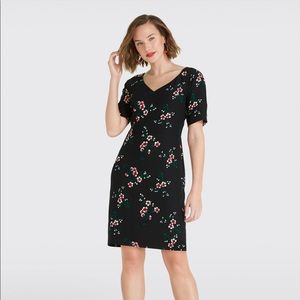 NWT Draper James Black Floral Dress